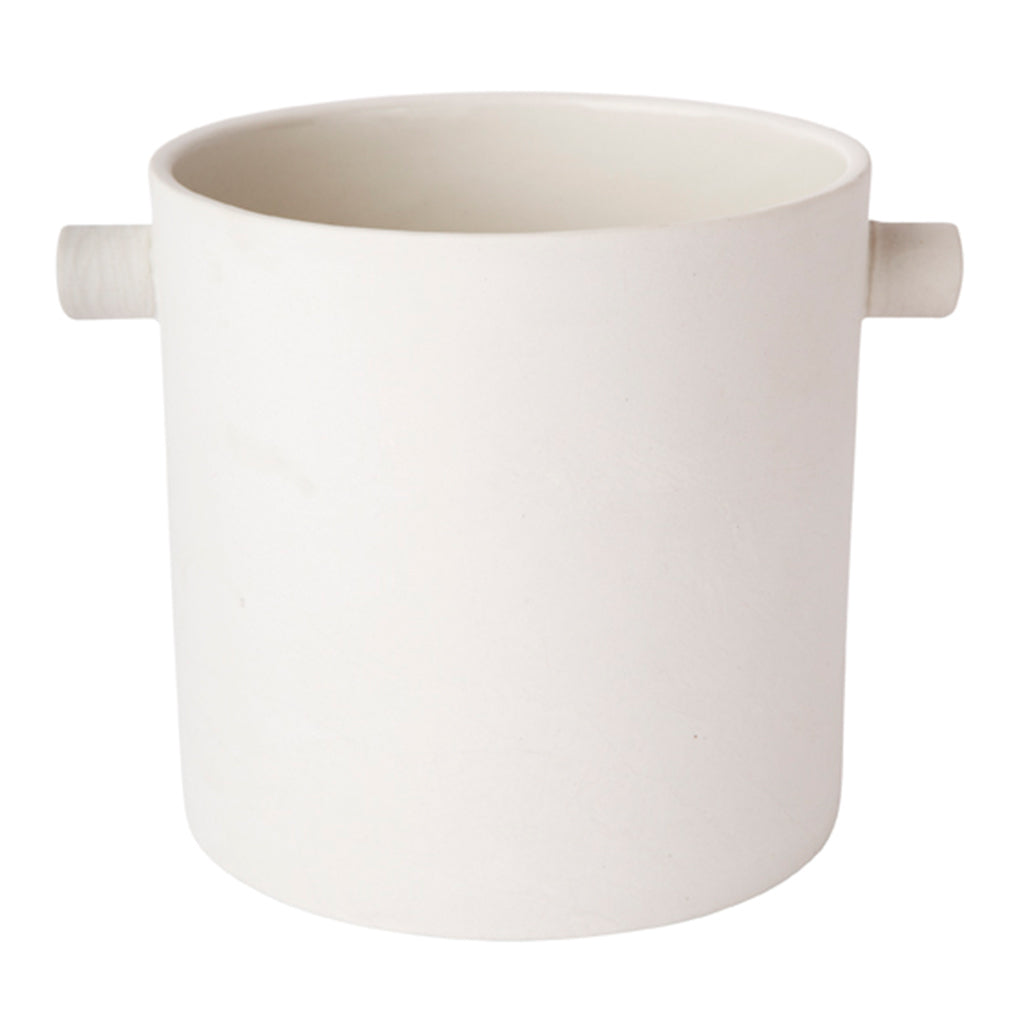 Handle Pot - White