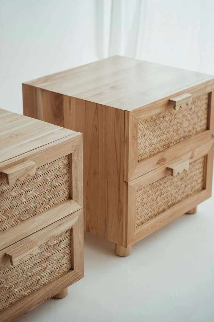 THE DESA SIDE TABLE DRAWERS