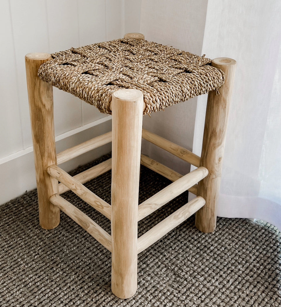 Seagrass Foot Stool