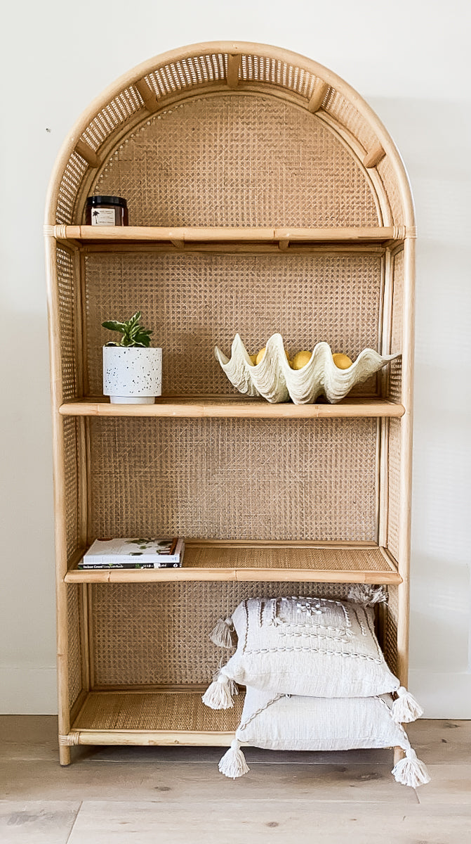 Glenelg Rattan Shelves