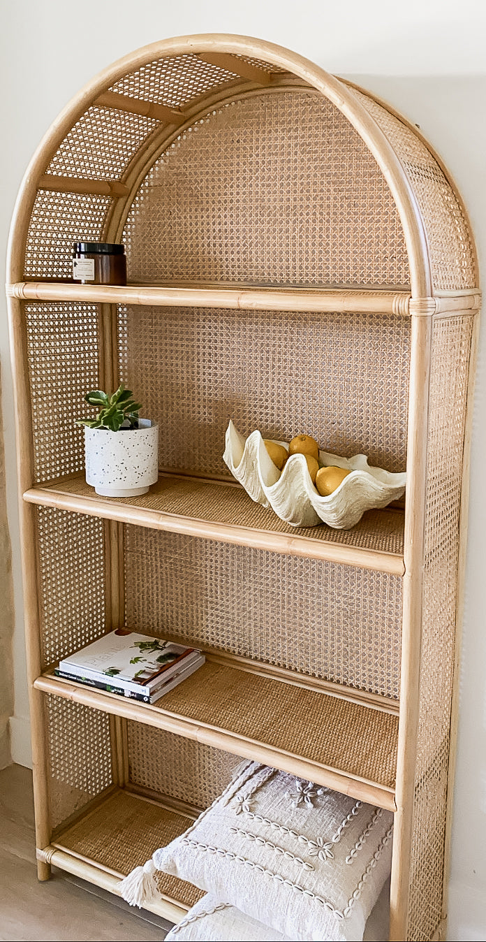 Glenelg Rattan Shelves