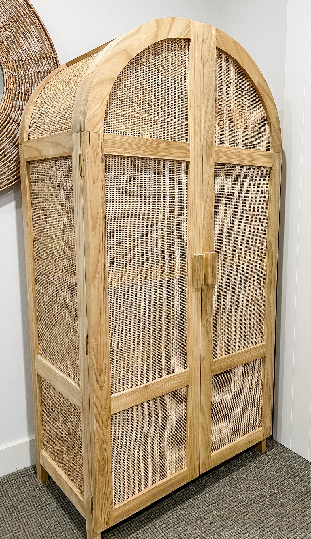 Seaside Rattan Wardrobe