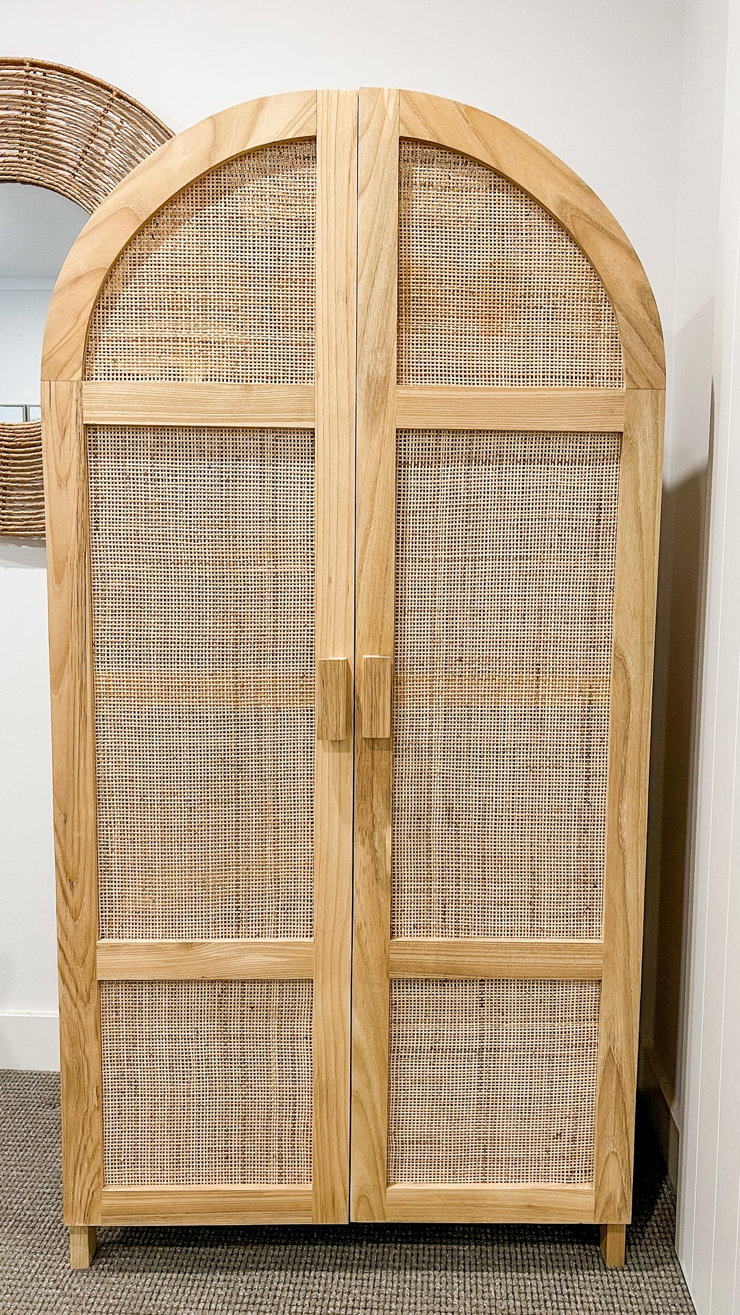 Seaside Rattan Wardrobe