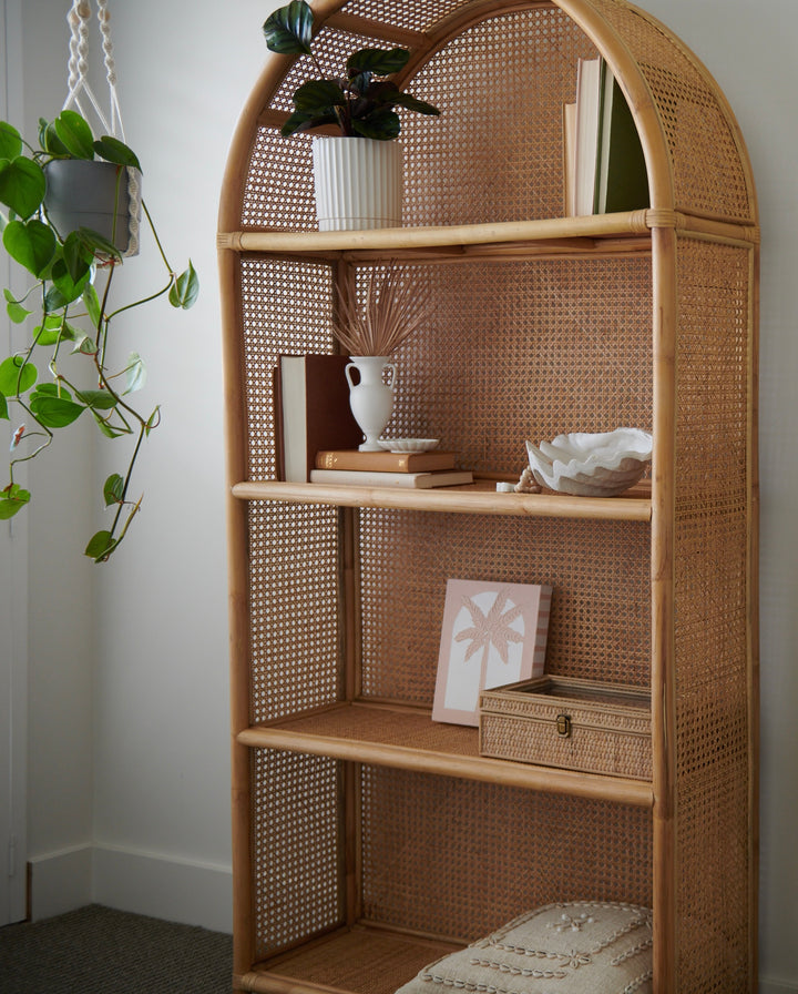 Glenelg Rattan Shelves