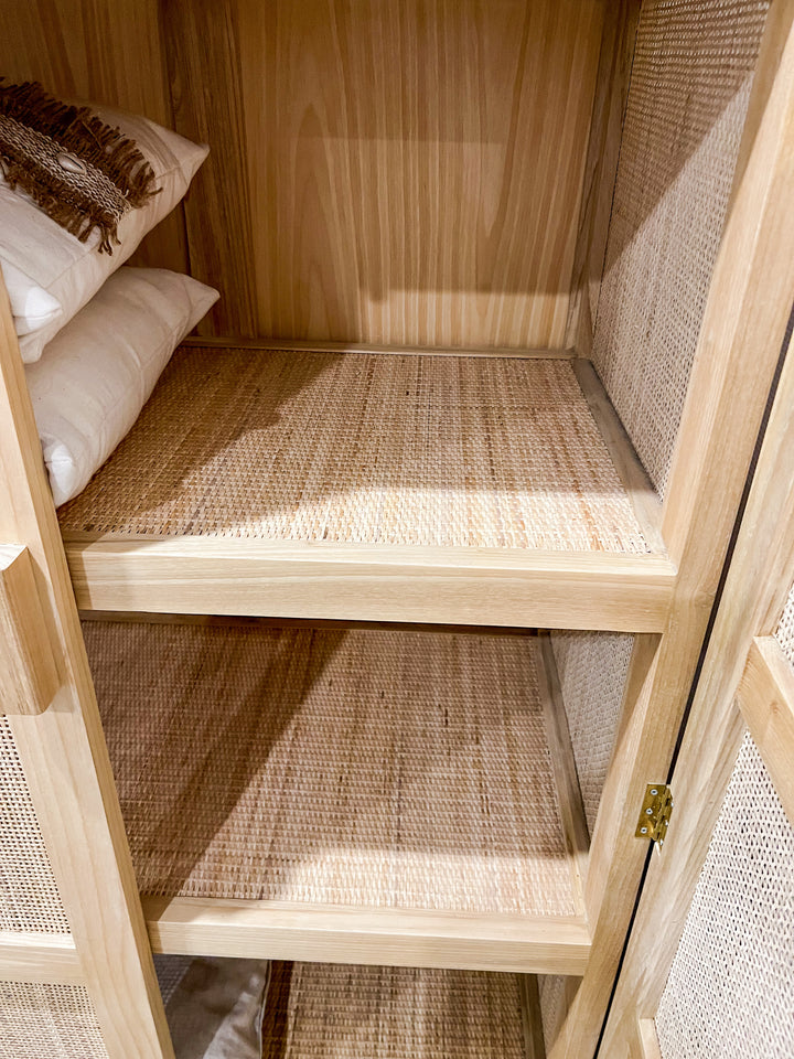 Seaside Rattan Wardrobe